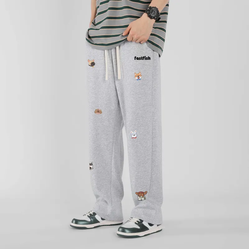 FASTFISH Casual Pants Unisex-8