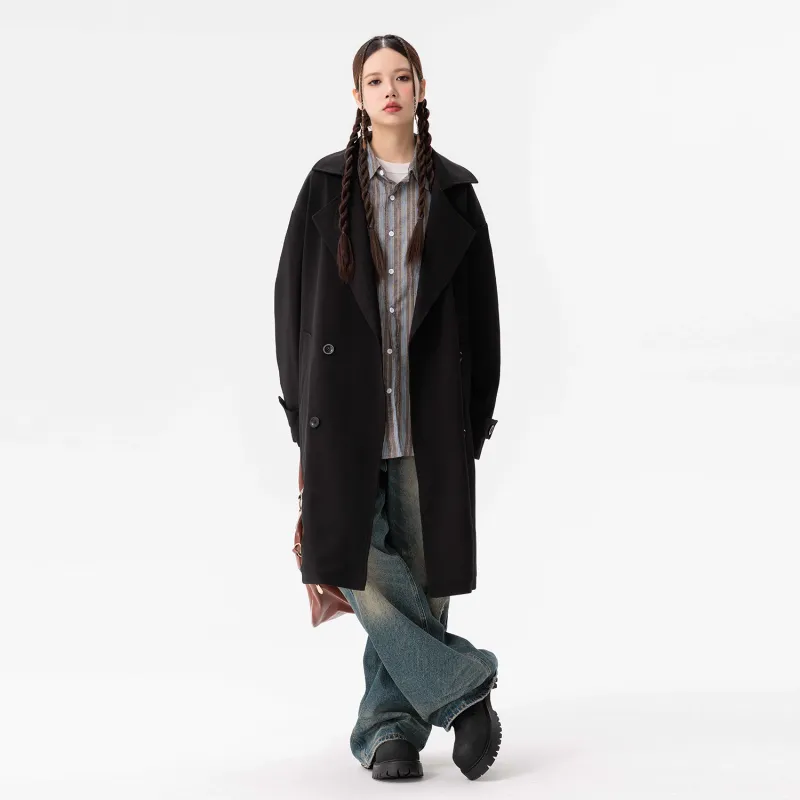 FASTFISH Trench Coats Unisex-2