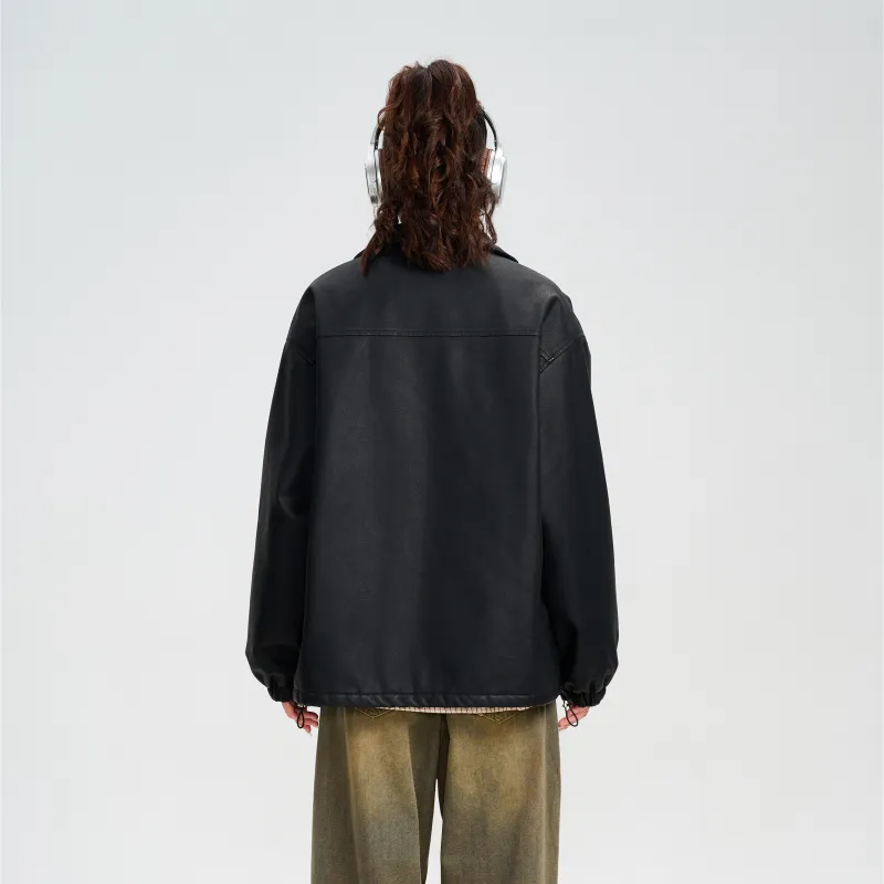 FASTFISH Leather Jackets Unisex-3