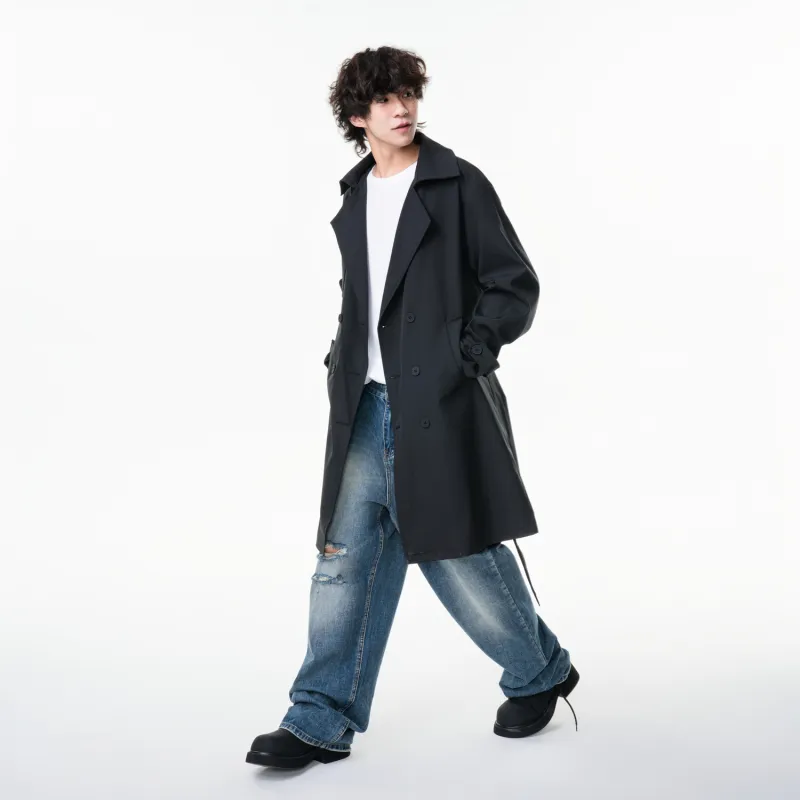 FASTFISH Trench Coats Unisex-4