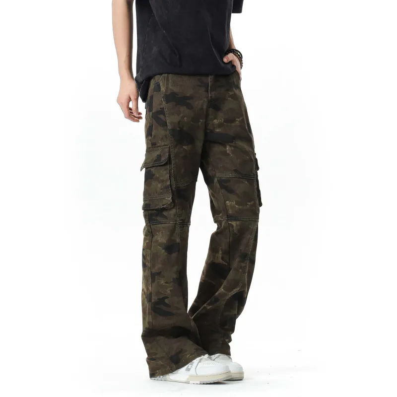 FASTFISH Jeans Unisex Camouflage-2