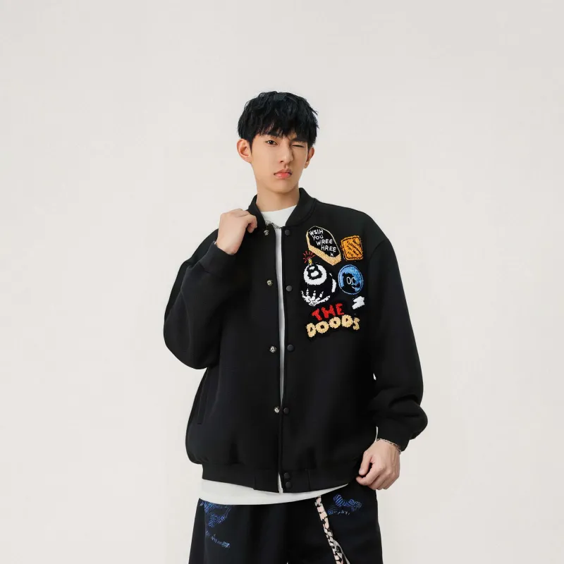 FASTFISH Baseball Jacket Unisex-4