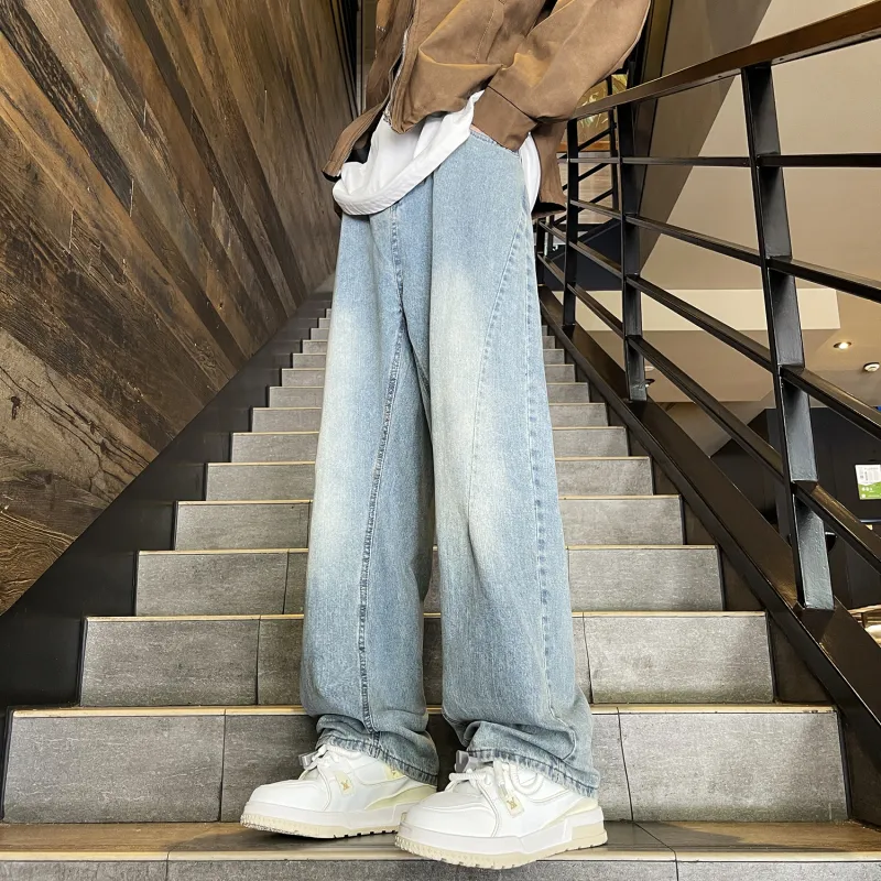 FASTFISH Jeans Unisex Light Blue-2