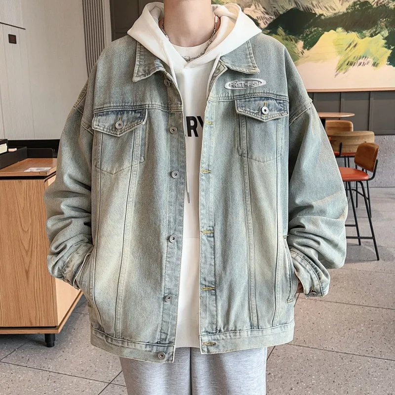 FASTFISH Denim Jackets Unisex-6