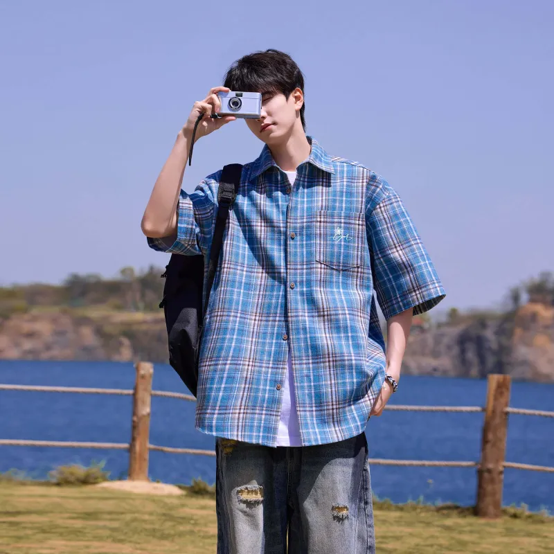 FASTFISH Shirts Unisex Blue-6