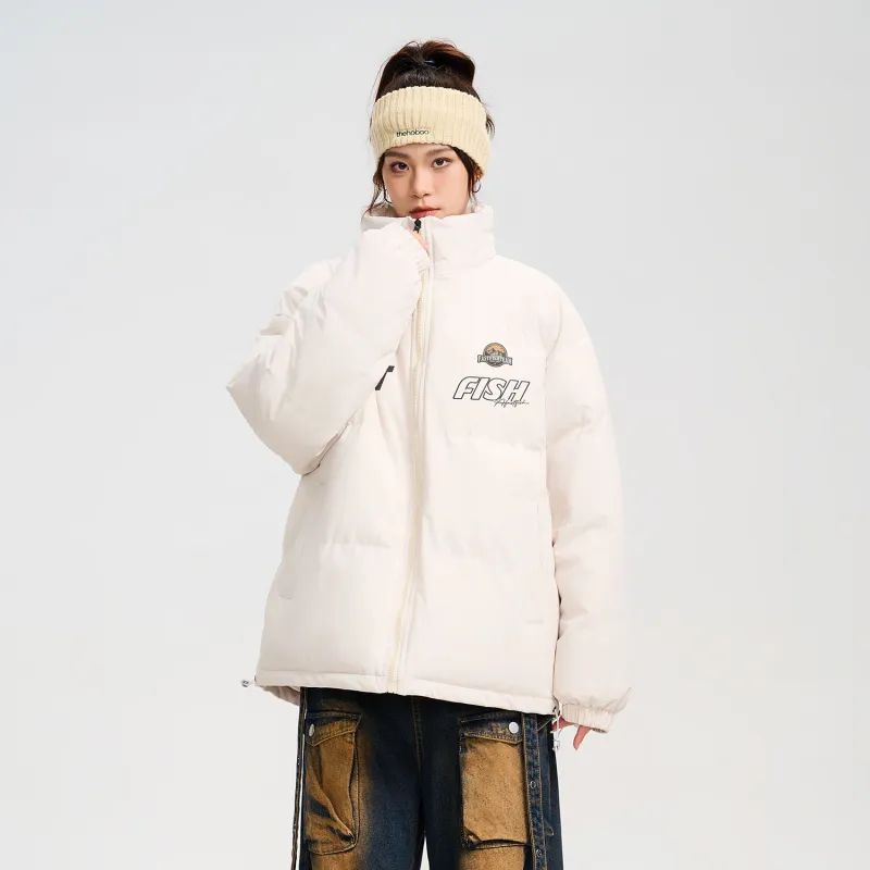FASTFISH Puffer Jacket Unisex Navy Blue-11