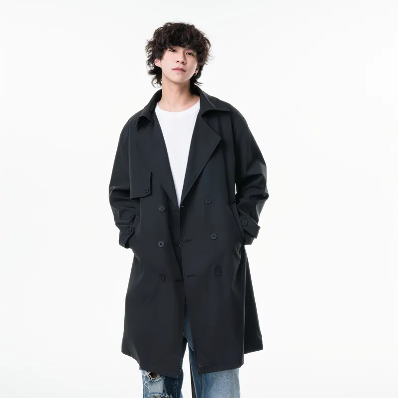 FASTFISH Trench Coats Unisex-3