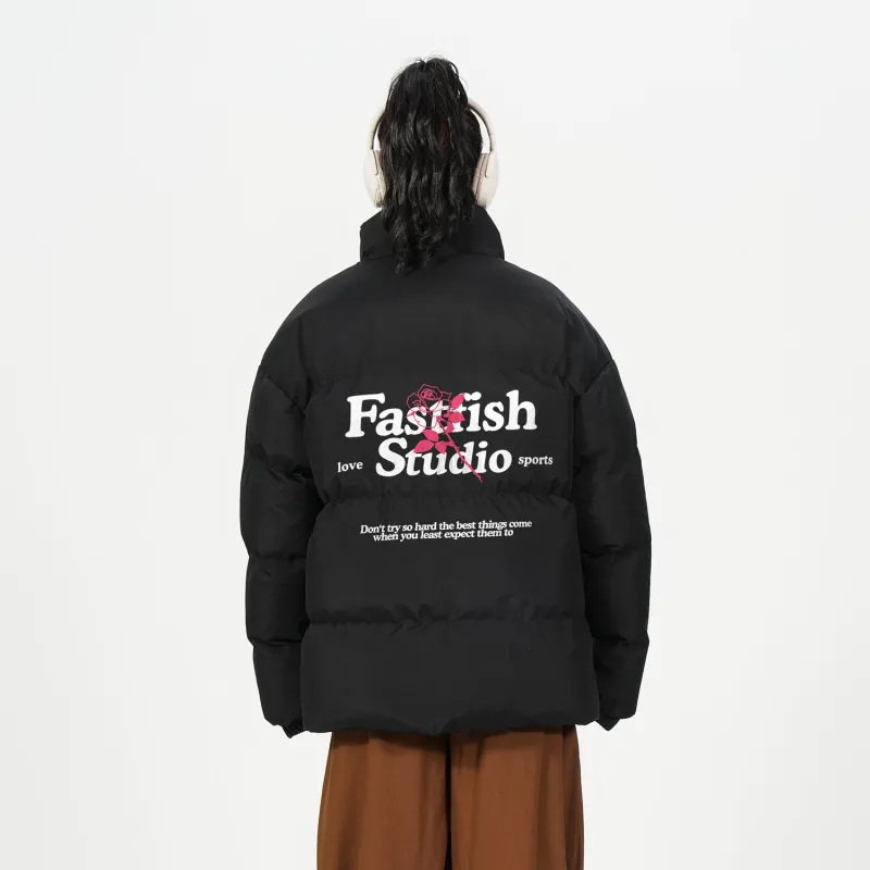 FASTFISH Puffer Jackets Unisex-5