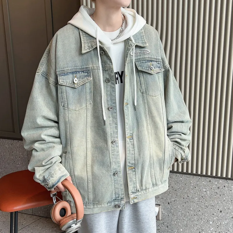 FASTFISH Denim Jackets Unisex-4
