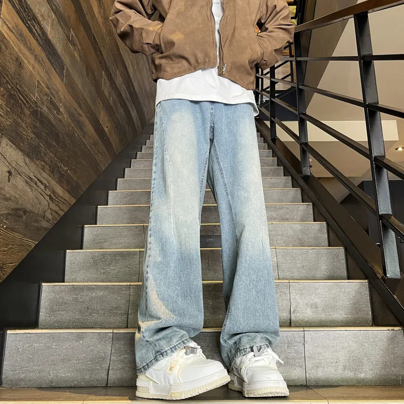 FASTFISH Jeans Unisex Light Blue-5