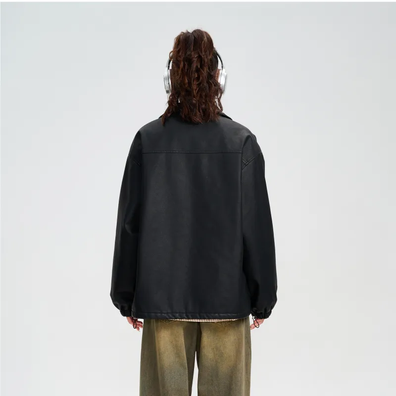 FASTFISH Leather Jackets Unisex-4