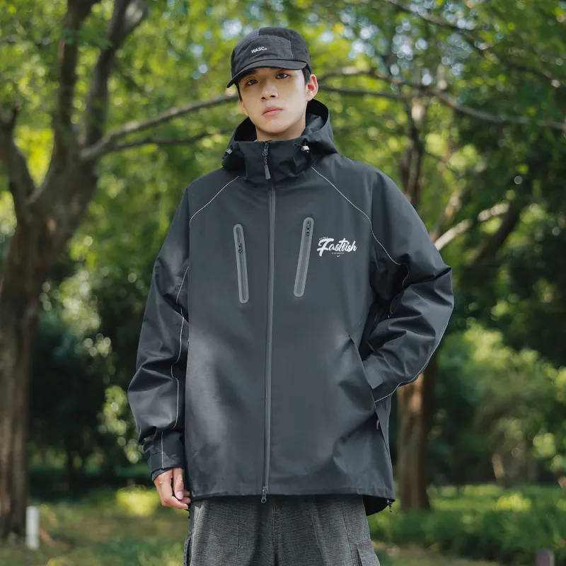 FASTFISH Water Resistant Windproof Super Light Windbreaker Jacket Unisex-12