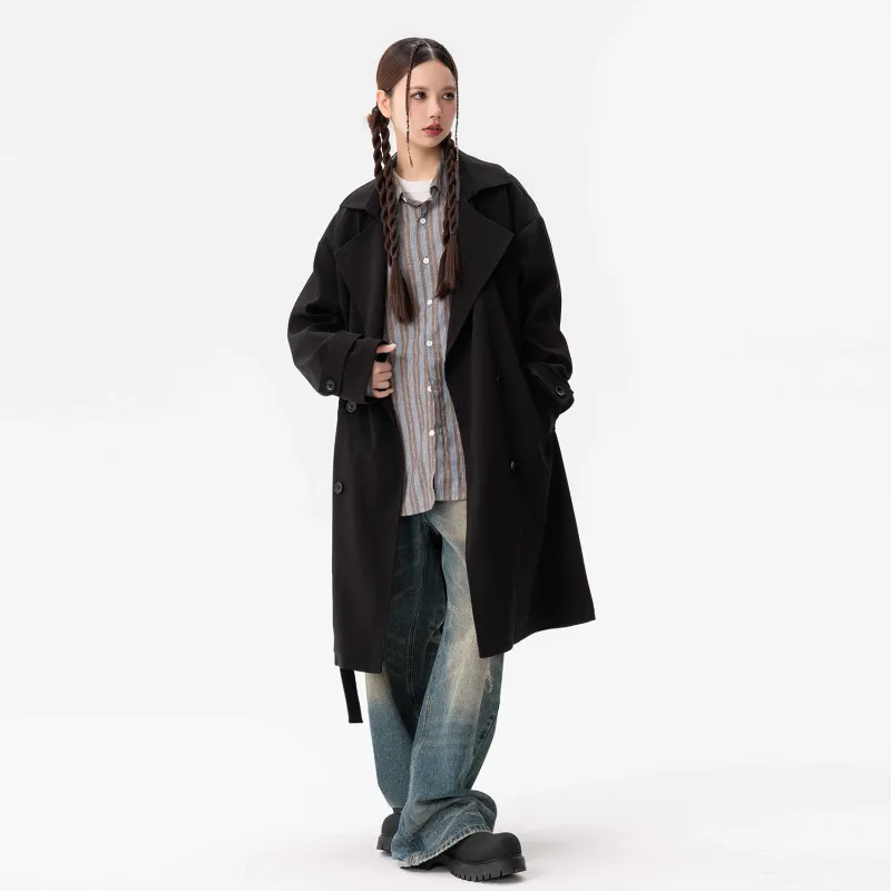 FASTFISH Trench Coats Unisex-4