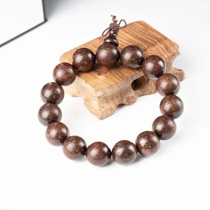 MUGONGZI Golden Sandalwood Wooden Bracelets Unisex-9