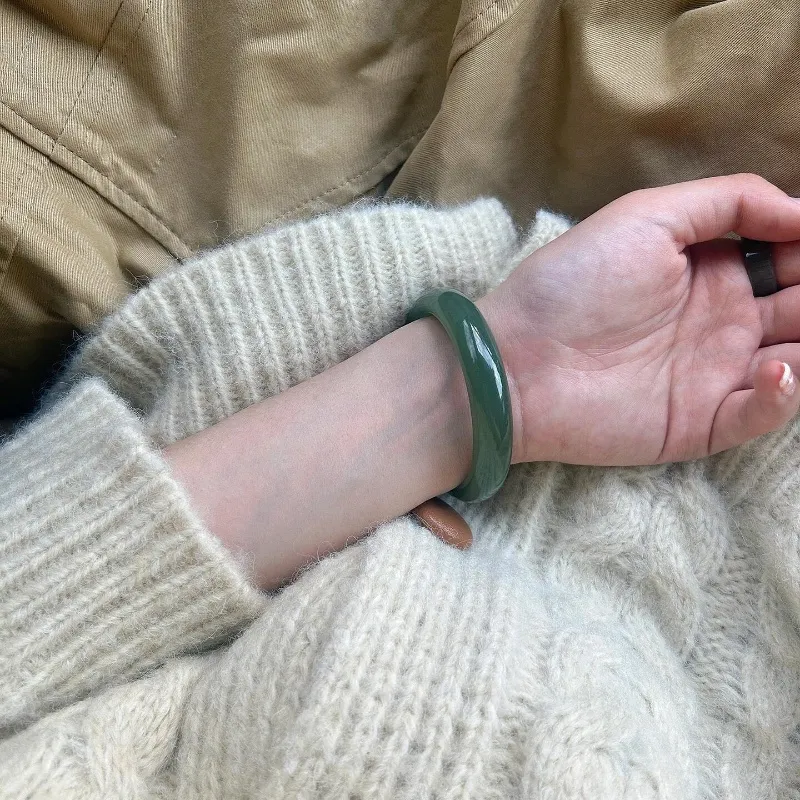 MUGONGZI Colored Glaze Bangles Women's-7
