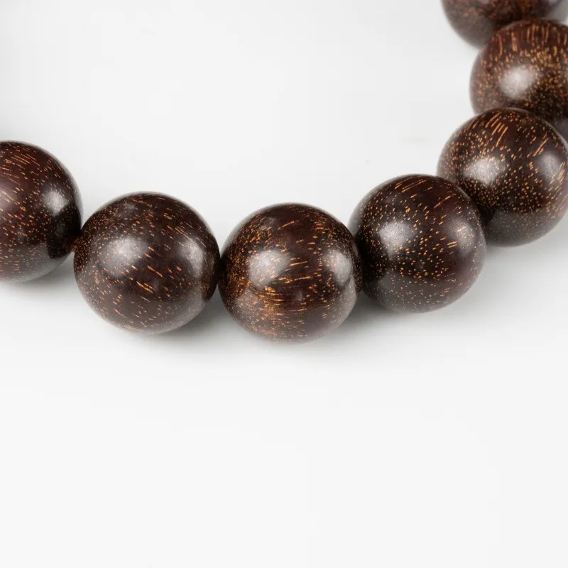 MUGONGZI Golden Sandalwood Wooden Bracelets Unisex-11