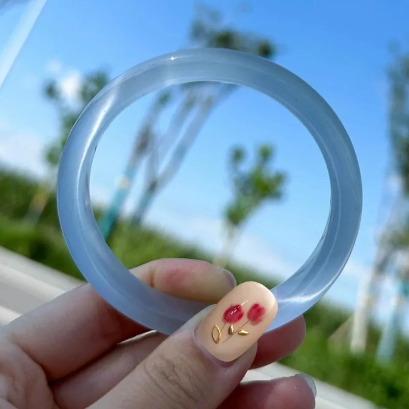 MUGONGZI Glass Cat Eye Bangles Women's-6