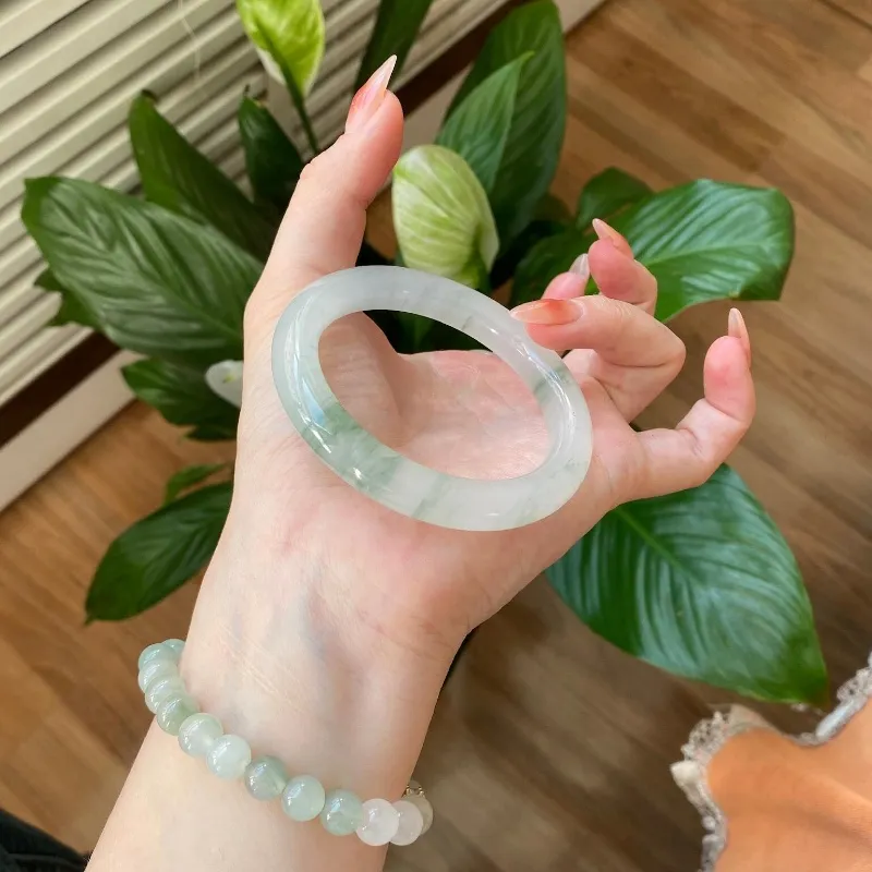 MUGONGZI Tianshan Jade Bangles Women's-5