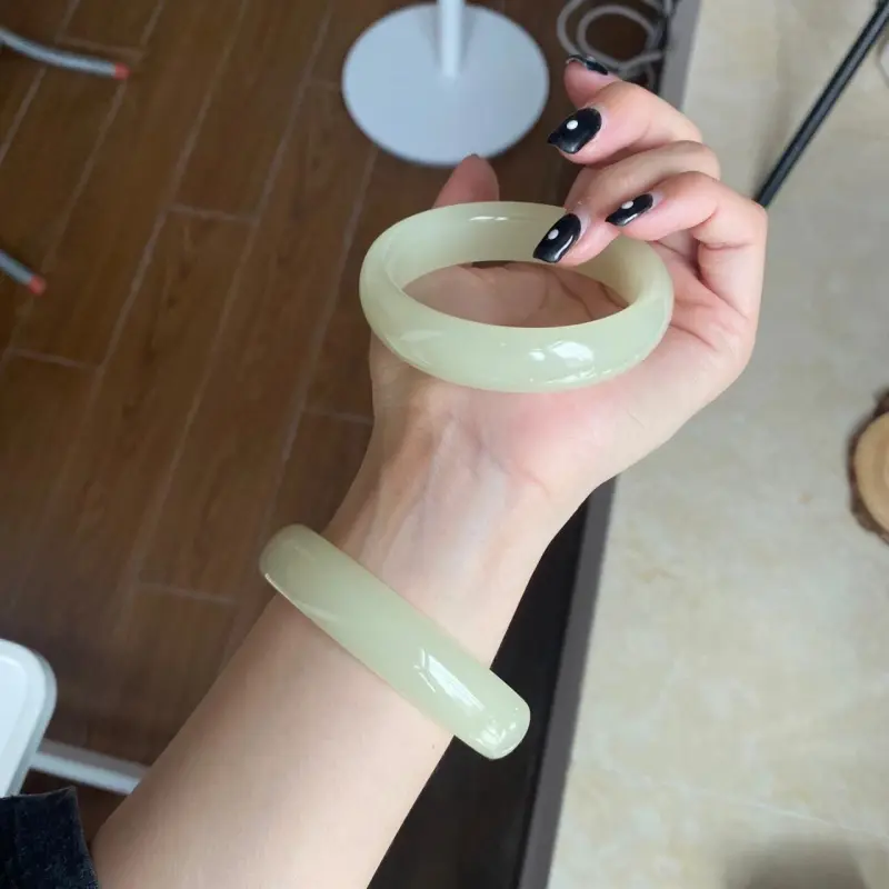 MUGONGZI Colored Glaze Bangles Women's-3