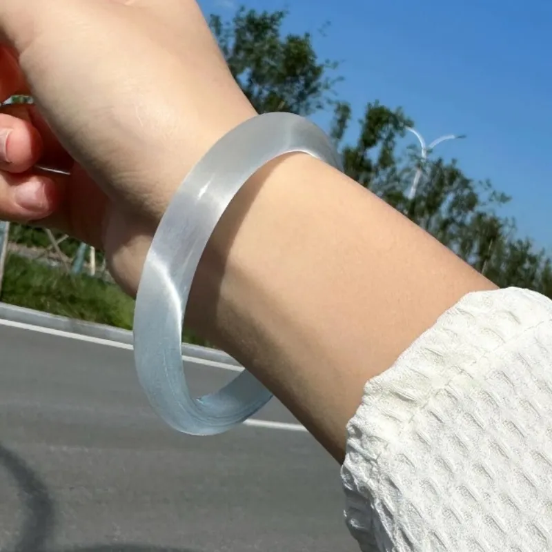 MUGONGZI Glass Cat Eye Bangles Women's-7