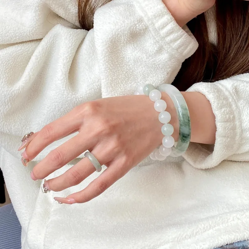 MUGONGZI Tianshan Jade Bangles Women's-3