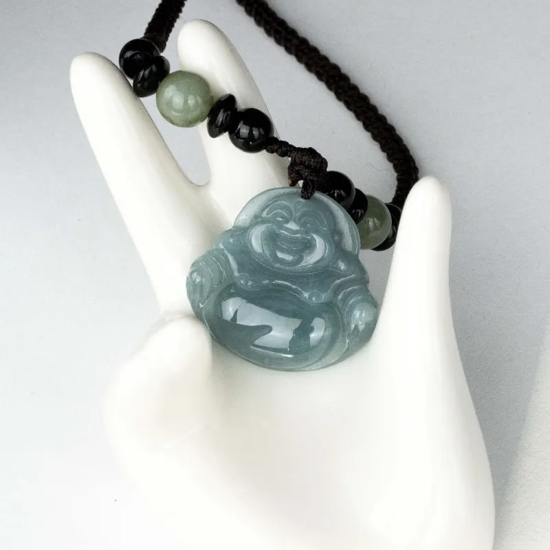 MUGONGZI Glutinous Jade Jadeite Pendants Unisex-4