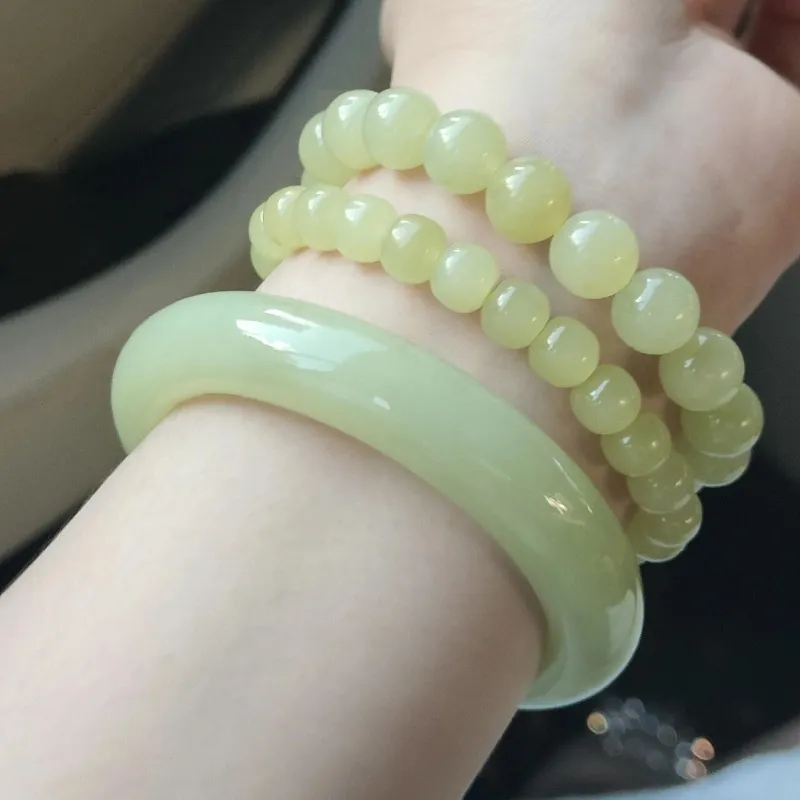 MUGONGZI Colored Glaze Bangles Women's-4