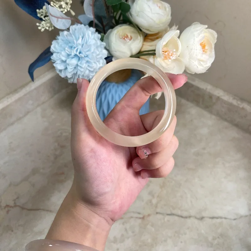 MUGONGZI Glass Cat Eye Bangles Women's-6