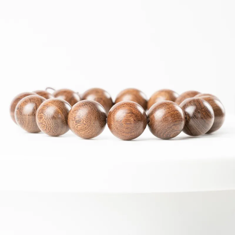 MUGONGZI Golden Sandalwood Wooden Bracelets Unisex-4