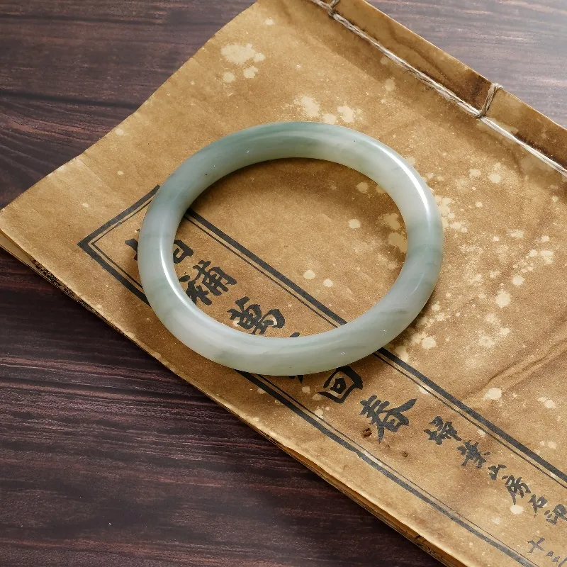 MUGONGZI Tianshan Jade Jade Bangles Women's-3