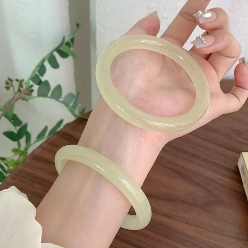 MUGONGZI Colored Glaze Bangles Women's-7
