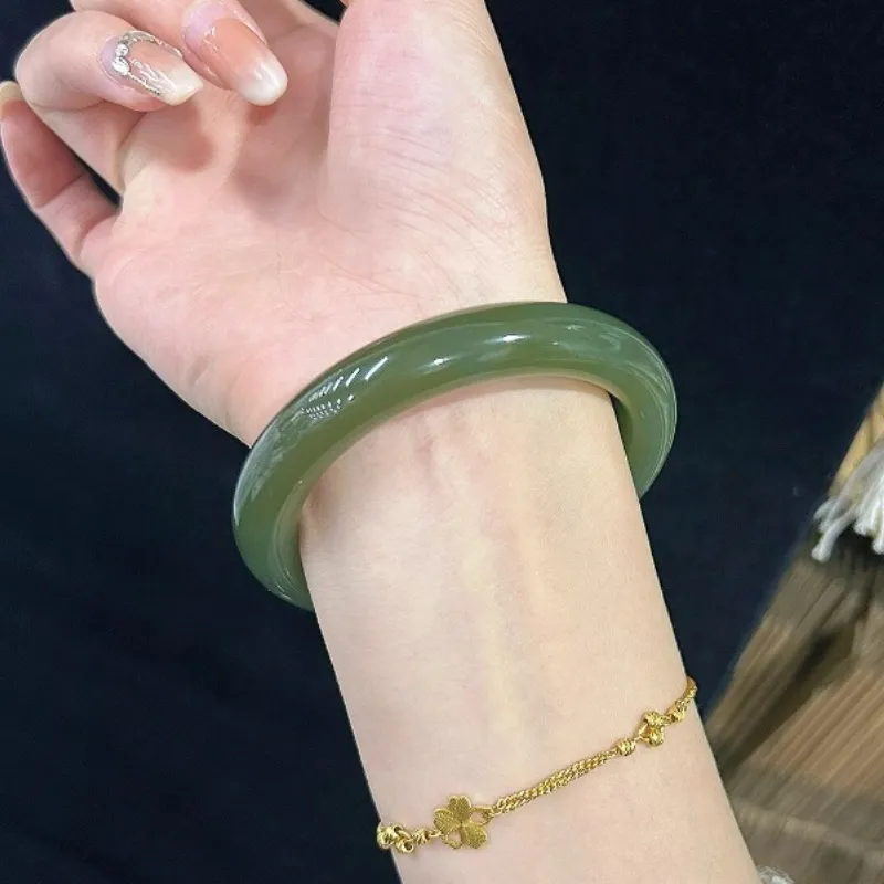 MUGONGZI Colored Glaze Bangles Women's-7