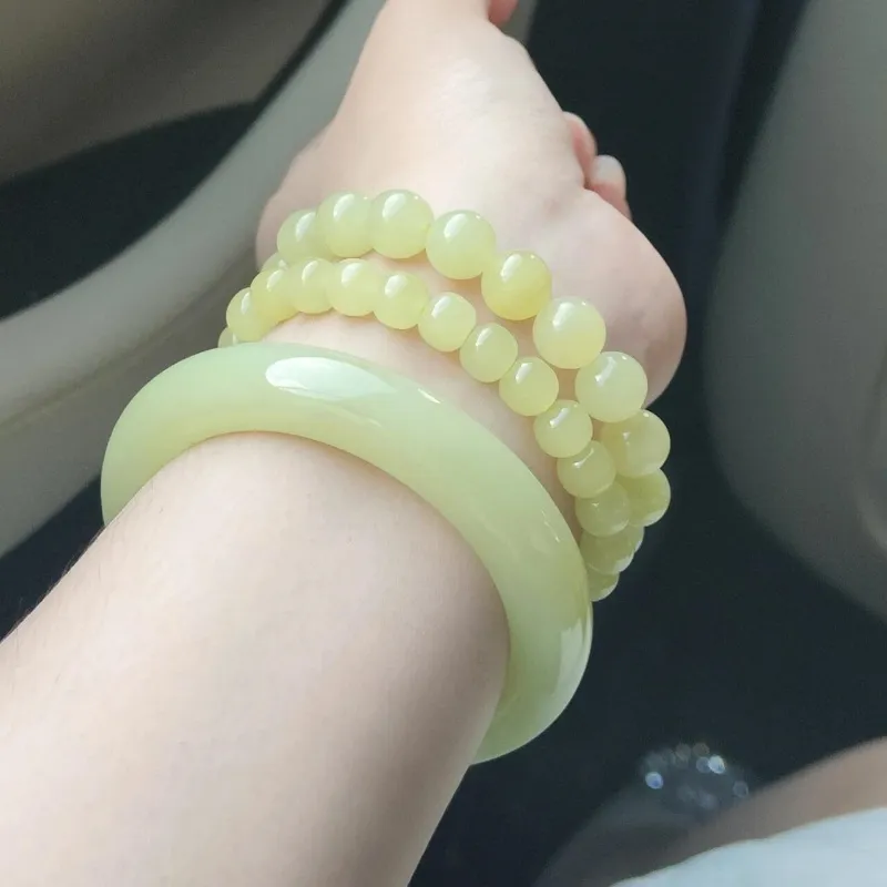 MUGONGZI Colored Glaze Bangles Women's-3