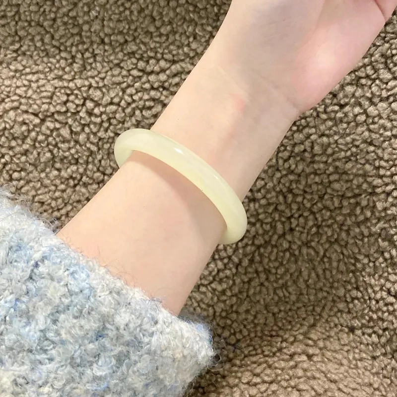 MUGONGZI Colored Glaze Bangles Women's-3
