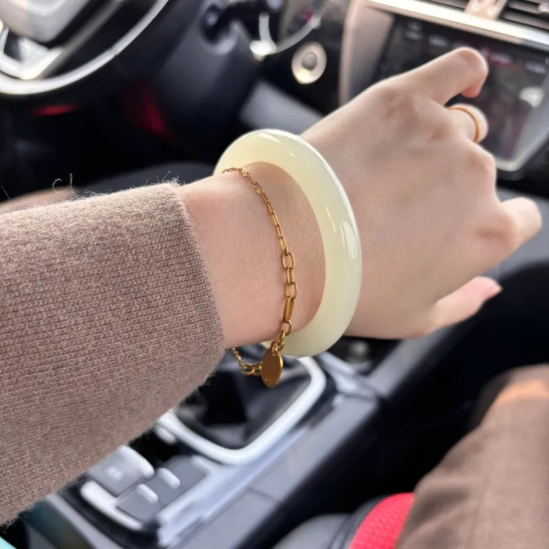 MUGONGZI Colored Glaze Bangles Women's-6