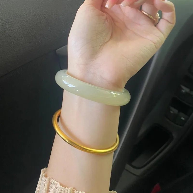 MUGONGZI Colored Glaze Bangles Women's-3