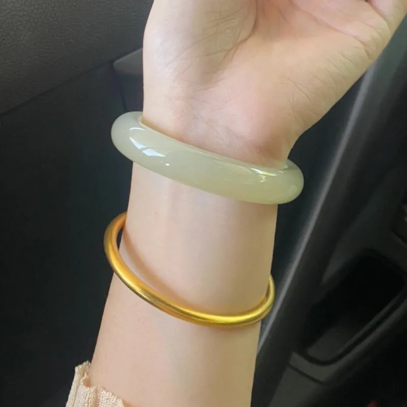 MUGONGZI Colored Glaze Bangles Women's-6