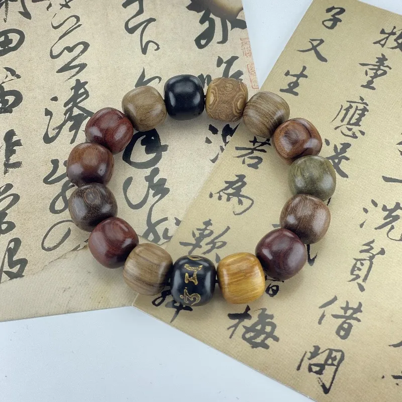 MUGONGZI Sandalwood Wooden Bracelets Unisex-2