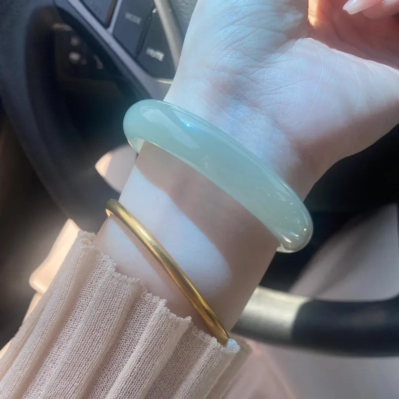 MUGONGZI Colored Glaze Bangles Women's-5