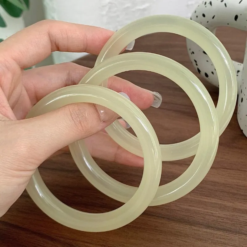 MUGONGZI Colored Glaze Bangles Women's-3