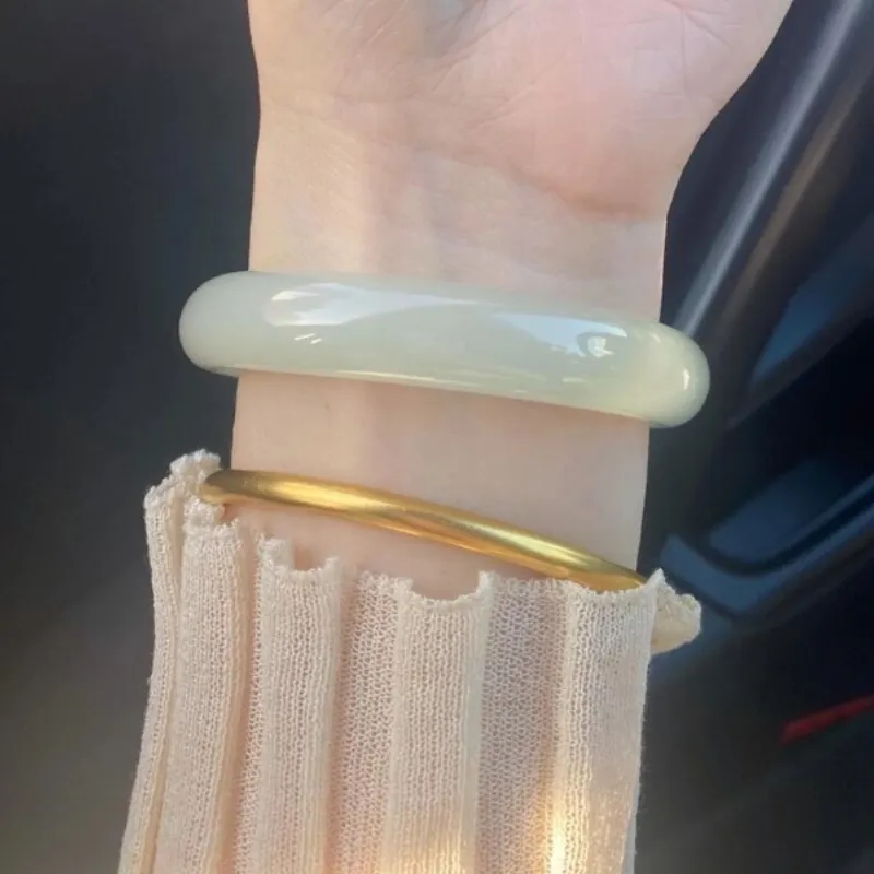 MUGONGZI Colored Glaze Bangles Women's-7