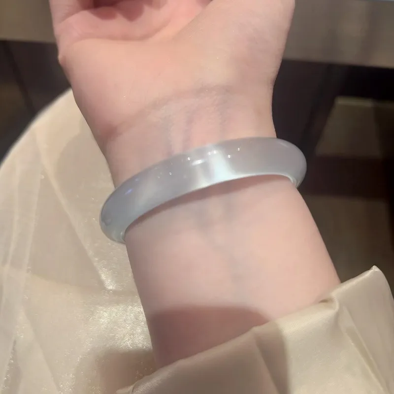 MUGONGZI Glass Cat Eye Bangles Women's-7