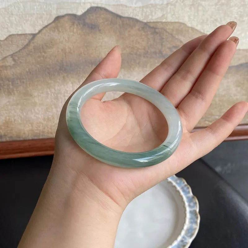 MUGONGZI Tianshan Jade Bangles Women's-5