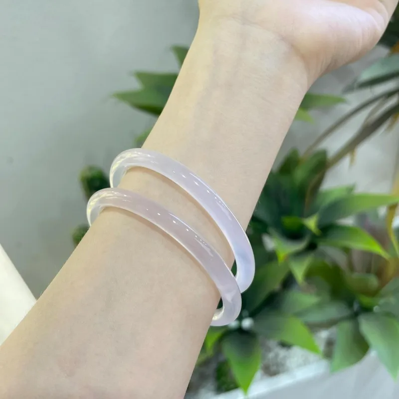 MUGONGZI Natural Agate Bangles Women's-4