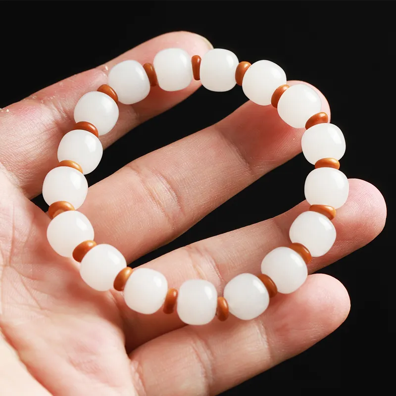 Liu Jinfu Natural Golden Silk Jade Bracelets Unisex-5