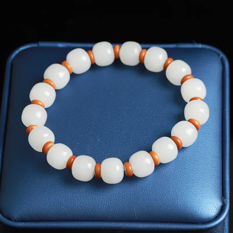 Liu Jinfu Natural Golden Silk Jade Bracelets Unisex-6