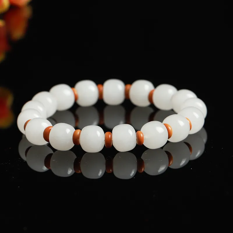 Liu Jinfu Natural Golden Silk Jade Bracelets Unisex-1