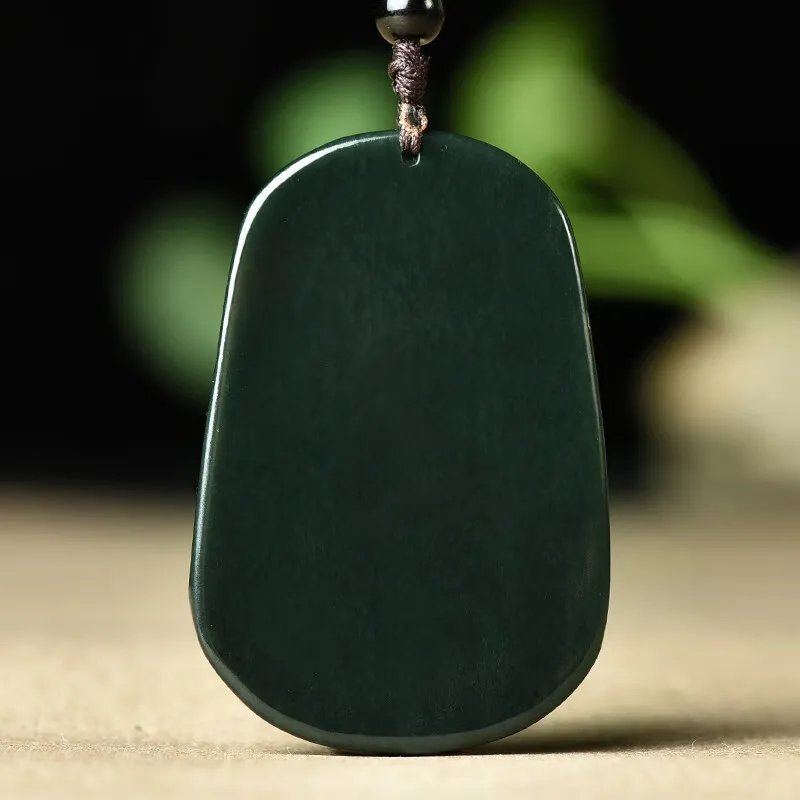 Liu Jinfu Pendants Green Jade Men's-5