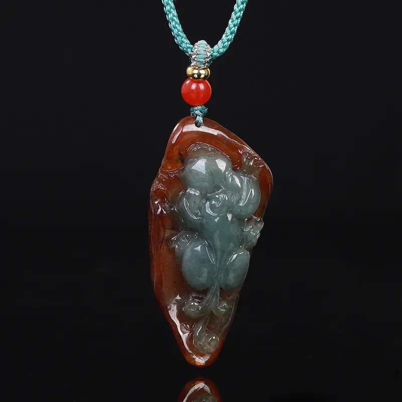 Liu Jinfu Glutinous Jade Jadeite Necklaces Unisex-1