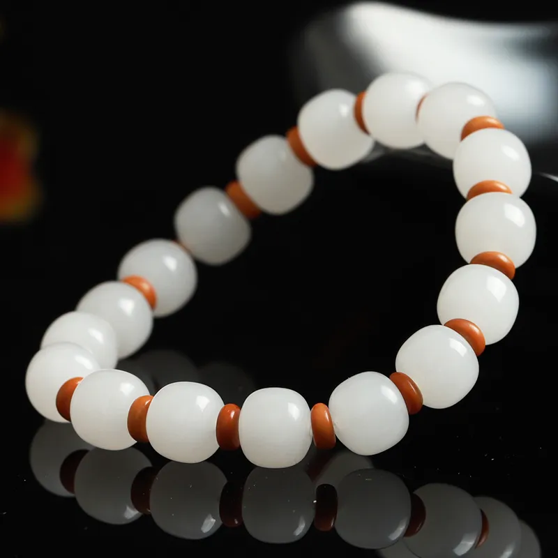 Liu Jinfu Natural Golden Silk Jade Bracelets Unisex-2
